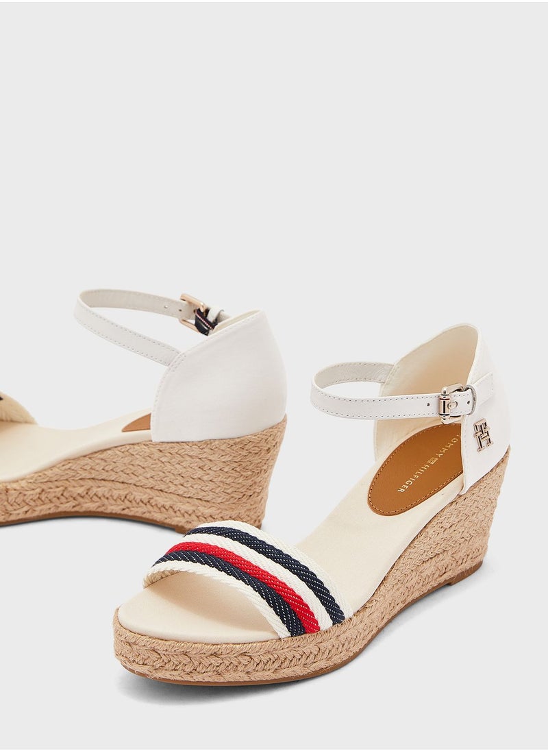 TOMMY HILFIGER - Multi Strap Wedge Sandals - Image 1
