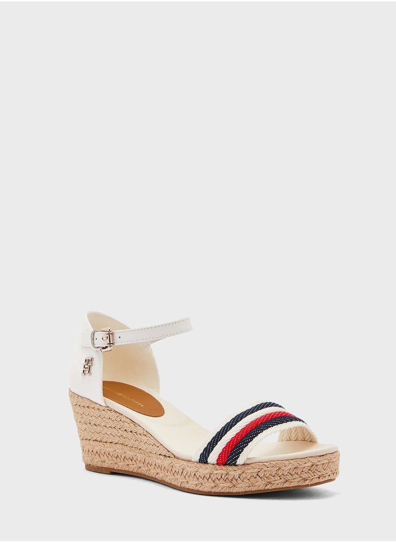 TOMMY HILFIGER - Multi Strap Wedge Sandals - Image 1