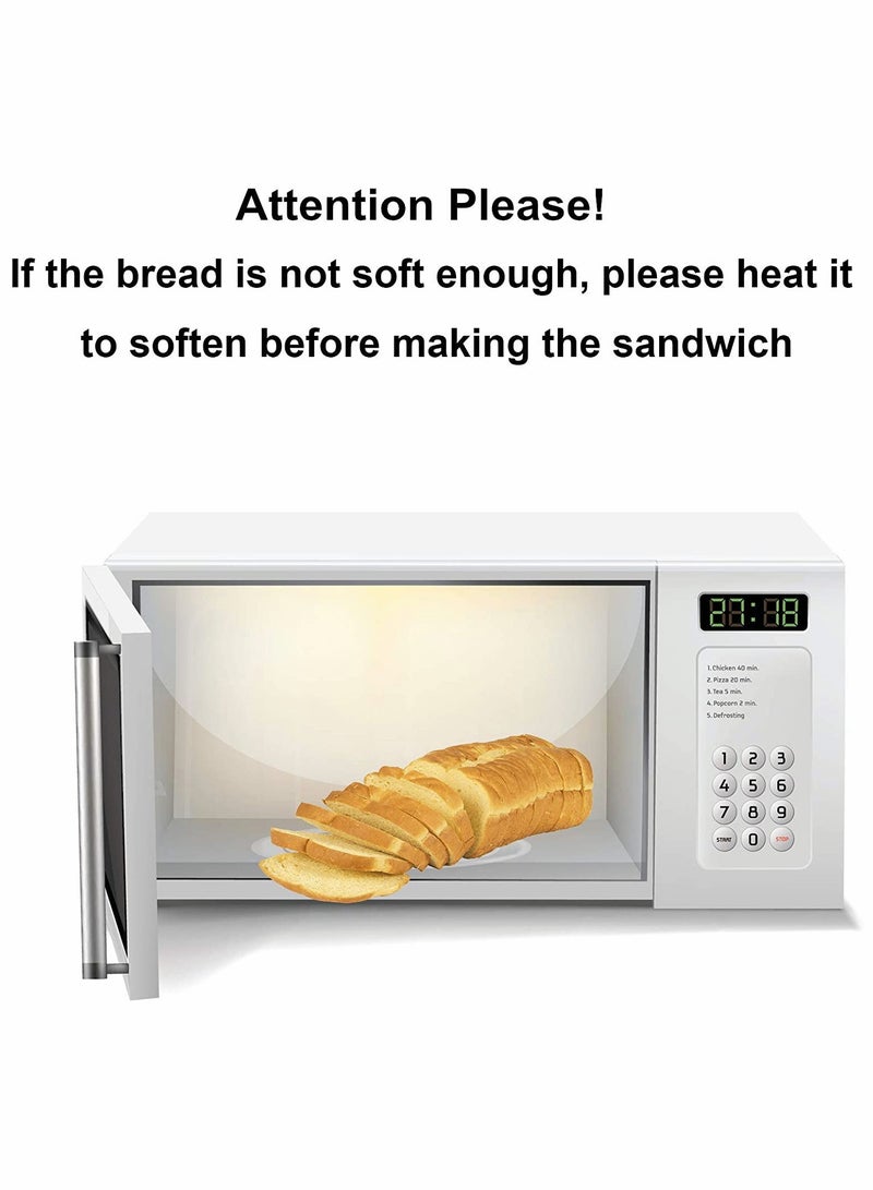 Barakah Heart Sandwich Cutter and Sealer Decruster, DIY Pocket Sandwiches Molds - Image 5