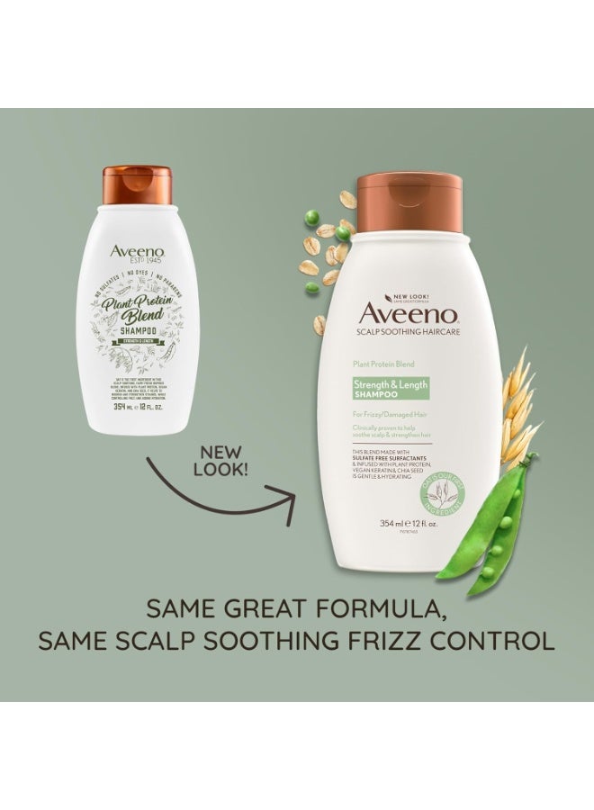 Aveeno Strength & Length Plant Protein Blend Shampoo 354 ml - Image 2