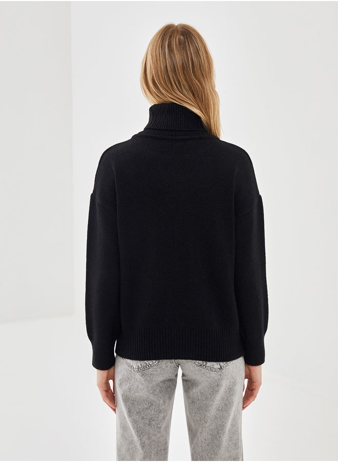 LC WAIKIKI Turtleneck Women's Knitwear Sweater  - Image 4
