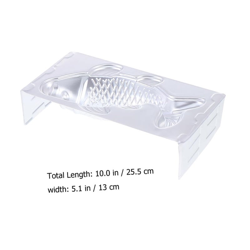 Silver Aluminum Koi Fish Mold For Baking Cake And Rice Cake 27 X 14.5 X 7 Cm - Image 5