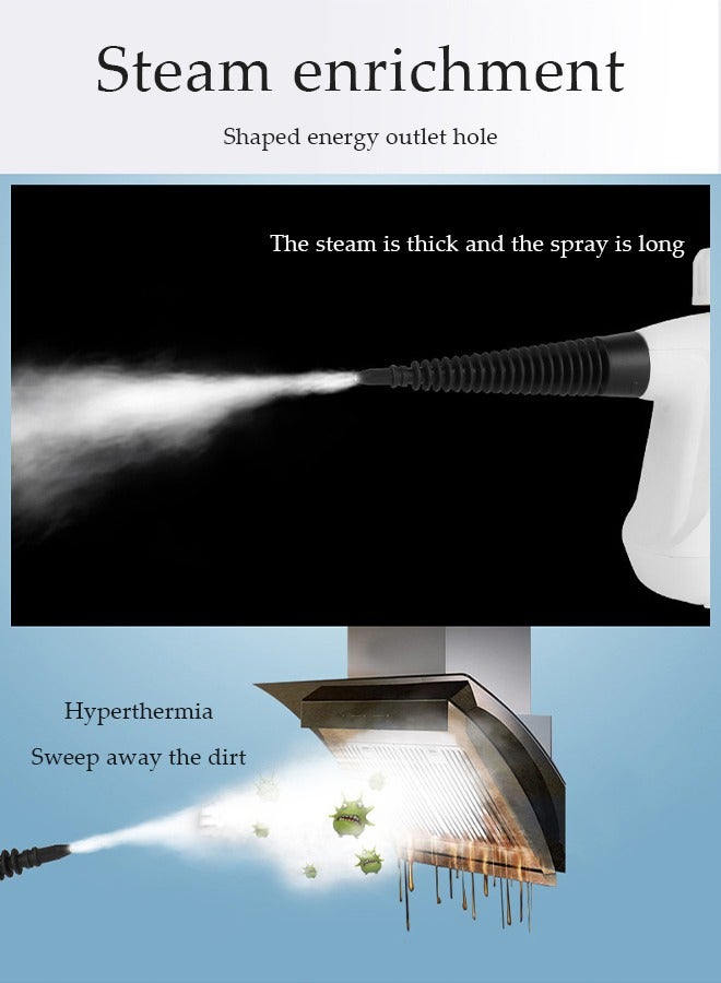 DUNISO Handheld Steam Cleaner, 1000Wmultifunctional High Temperature Pressurized Steam Cleaner, With 11Pcs Accessories, Easy To Use，Suitable For Range Hood, Gas Stove, Glass, Doors And Windows, Sofa - Image 2