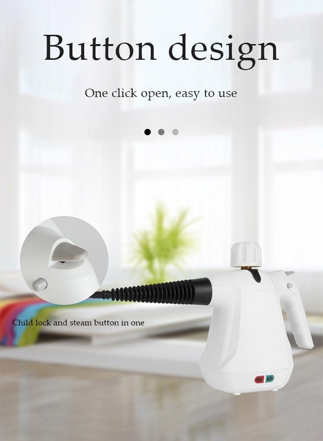 DUNISO Handheld Steam Cleaner, 1000Wmultifunctional High Temperature Pressurized Steam Cleaner, With 11Pcs Accessories, Easy To Use，Suitable For Range Hood, Gas Stove, Glass, Doors And Windows, Sofa - Image 4