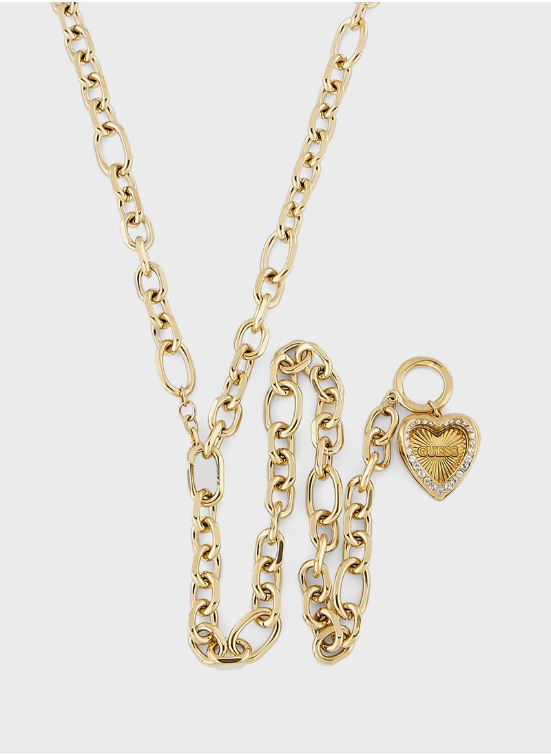 GUESS - Chain Detail Layered Necklaces - Image 1