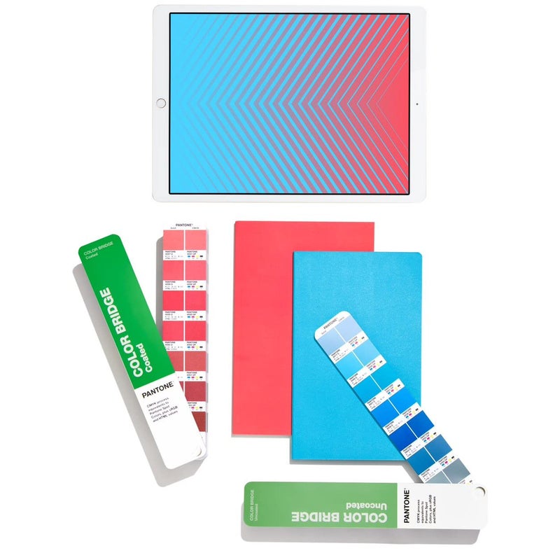 Pantone Color Bridge Guide Set Coated Uncoated Ultimate Guide for Converting to CMYK HTML and RGB Equivalents GP6102B