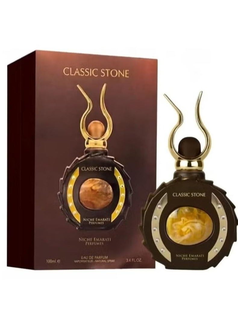 لطافة عطر كلاسِك ستون من نيتشي إماراتي - 100 مل للرجال والنساء – مزيج فريد من التوابل الفاخرة والزهور الخلابة والأخشاب العميقة - Image 1