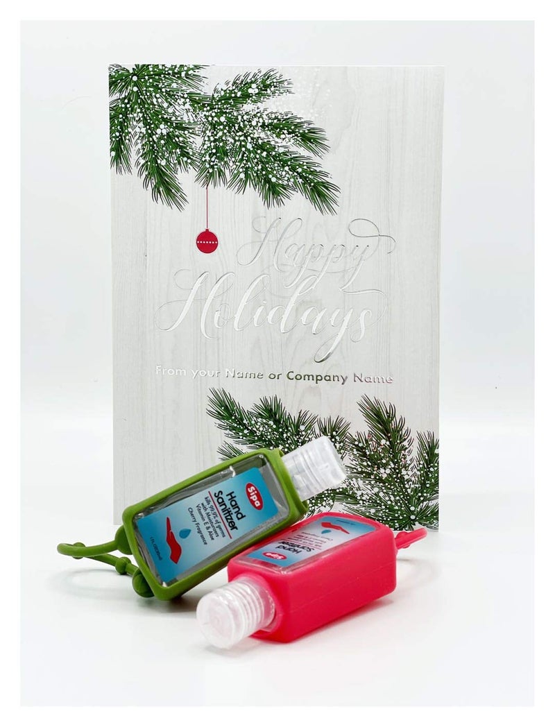 SIPA حزمة معقم اليدين برائحة الكرز من SIPA بحجم السفر 1 أونصة، زجاجة بغطاء، حماية ضد الجراثيم مع تركيبة فيتامين E، مع حامل مفاتيح مجاني (حزمة 1 أونصة من 24) - Image 5