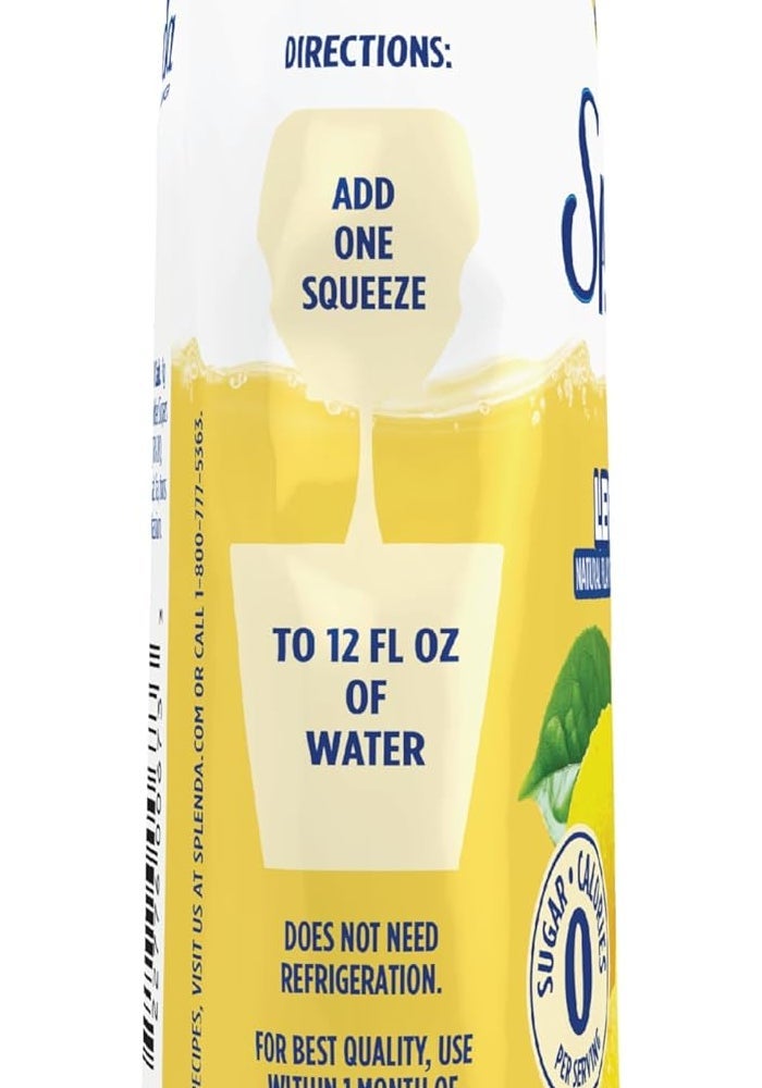 SPLENDA Liquid Water Enhancer Drops - Sugar Free Lemonade Flavor, 3.11 Fl Oz Each Bottle (2 Pack) - Image 5