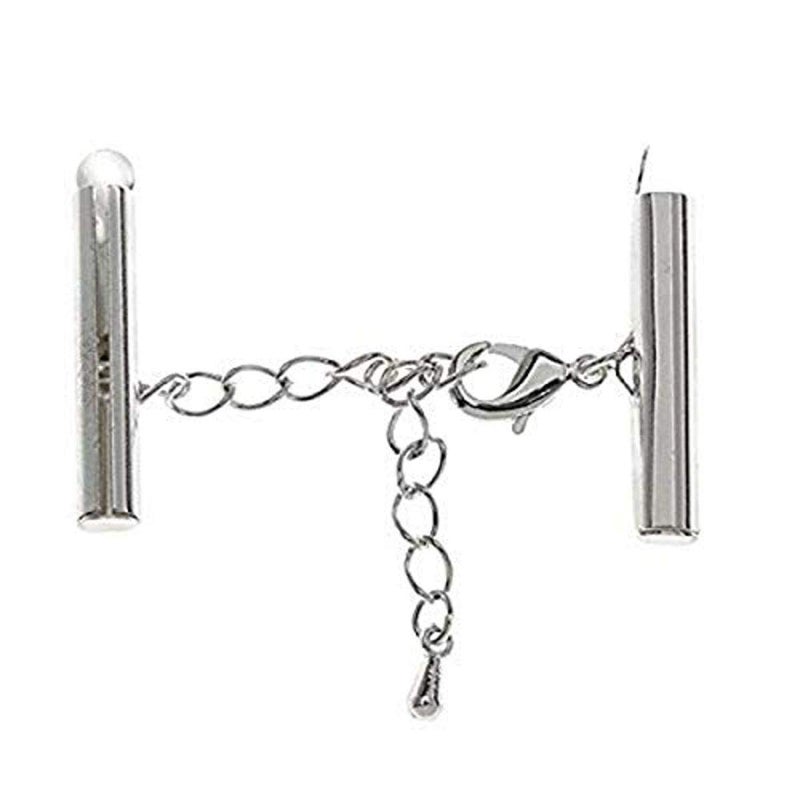 Artistic Wire Beadalon 1-Inch Slide Connector with 2-Inch Lobster Extension Clasp, Silver Plated Electrophoretic Coating - Image 3