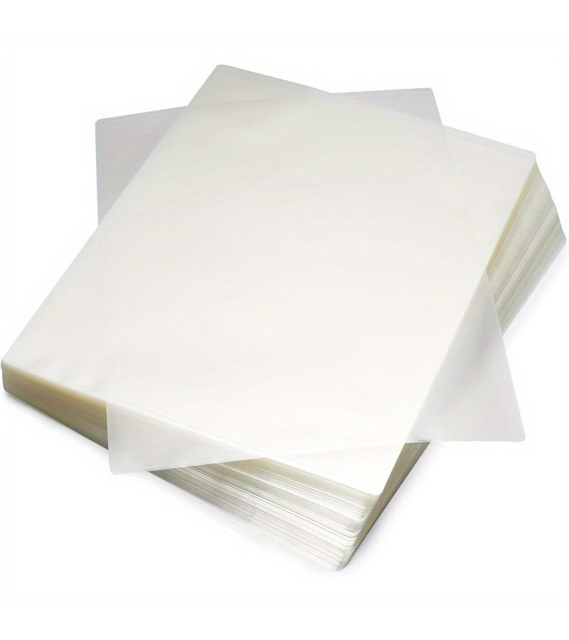 Bulk Pack Of 50 Clear Thermal Laminating Sheets 9x11.5 Inches 2 Mil Odorless Plastic For Diy Projects Crafts And Display - Image 2