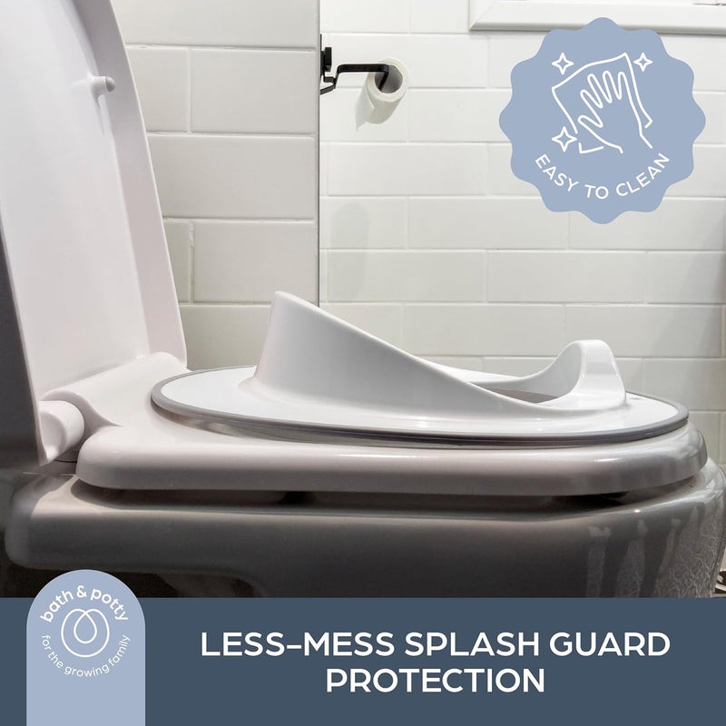 Dreambaby Toilet Trainer Potty Seat Topper - Comfortable Contoured Shape - with Hanging Loop - Grey - Model L6026 - Image 3