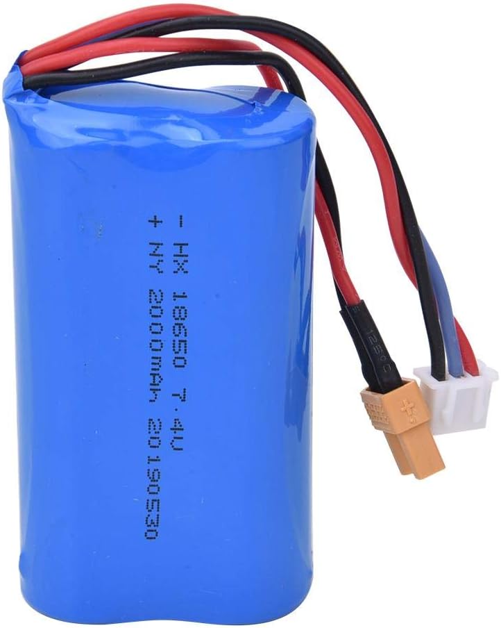 comfrt High Capacity Security 7.4V 2000mAh Battery for Huina1583 All-Metal Excavator RC Engineering Car Accessory(1583-005) Rc Excavators - Image 1