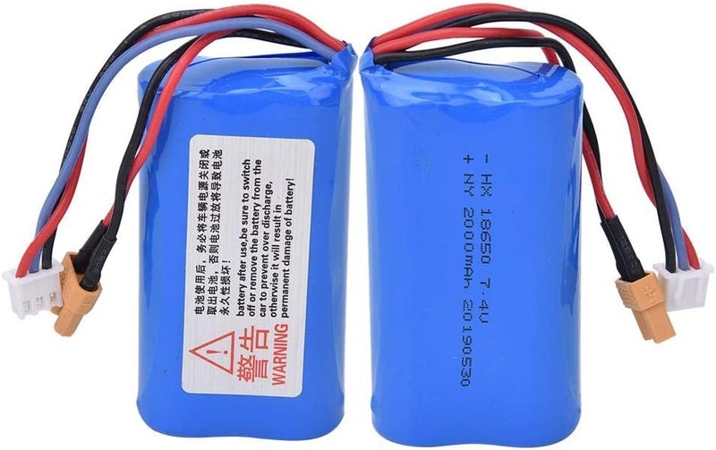 comfrt High Capacity Security 7.4V 2000mAh Battery for Huina1583 All-Metal Excavator RC Engineering Car Accessory(1583-005) Rc Excavators - Image 5