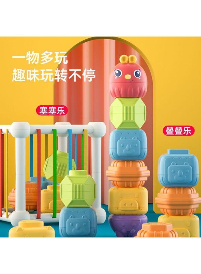 Rainbow Selle Educational Toys Baby Toys Newborn Fine Action Polyhedron Early Education Baby 0-1 Years Old - Image 5