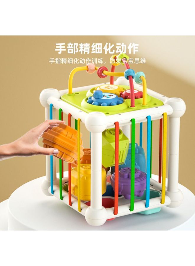 Rainbow Selle Educational Toys Baby Toys Newborn Fine Action Polyhedron Early Education Baby 0-1 Years Old - Image 4