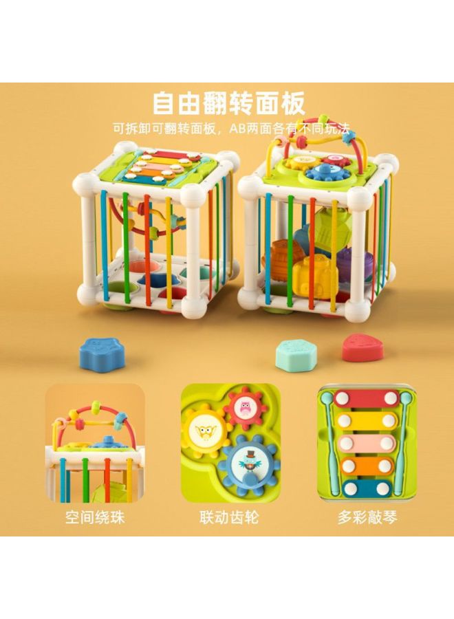 Rainbow Selle Educational Toys Baby Toys Newborn Fine Action Polyhedron Early Education Baby 0-1 Years Old - Image 2