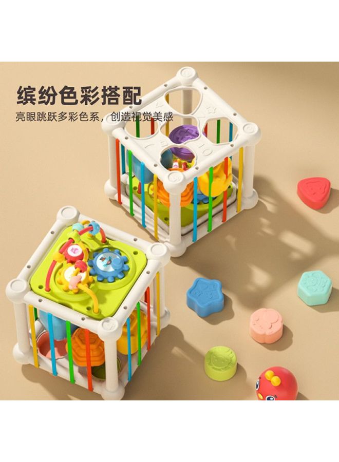 Rainbow Selle Educational Toys Baby Toys Newborn Fine Action Polyhedron Early Education Baby 0-1 Years Old - Image 3