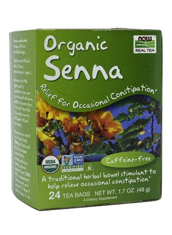 now Organic Senna Tea Bag 24 Sachet