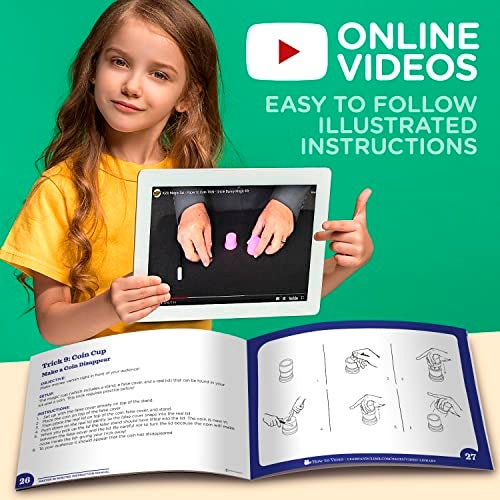 Learn & Climb Mega Magic Kit for Kids - Perform 100's of Today's Most Exciting Tricks - Magic Set with Tutorial Videos for Kids Ages 6-8, 8-10, 10-12 - Image 3