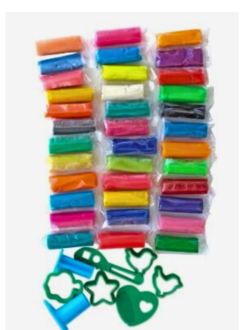 Flamingo 36-Pieces Play Dough Set Multicolor - Image 3