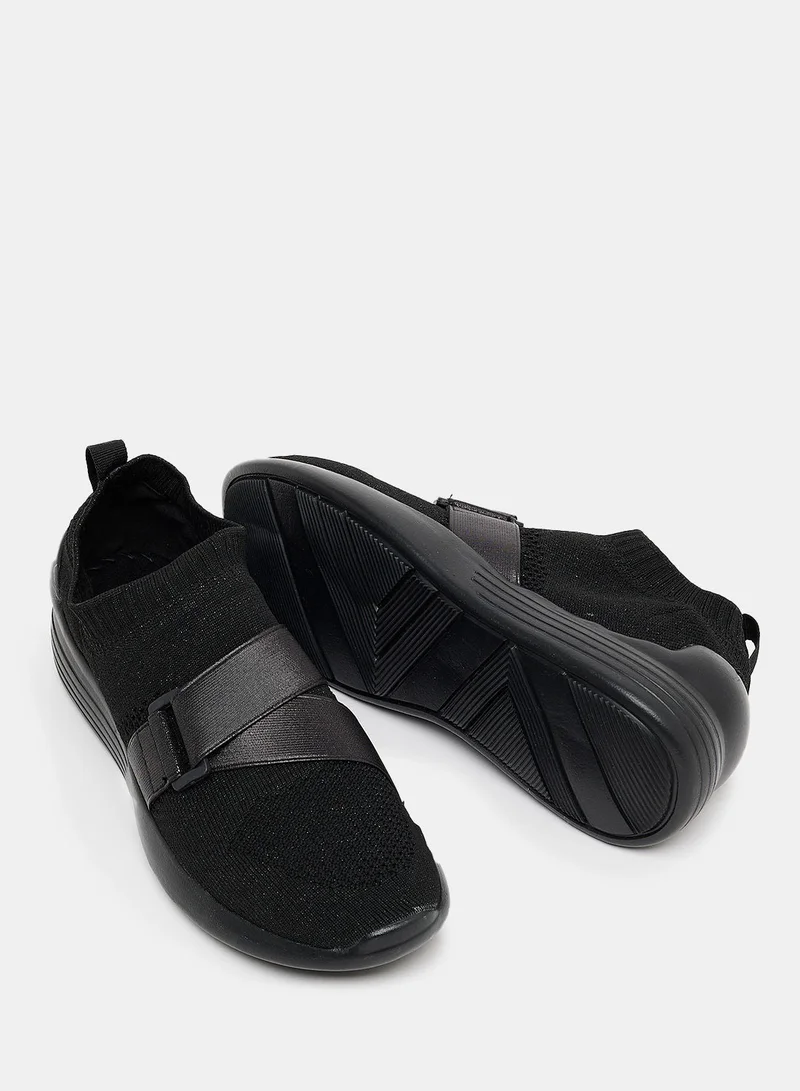 REFLEX Cross Strap Slip-On Sneakers