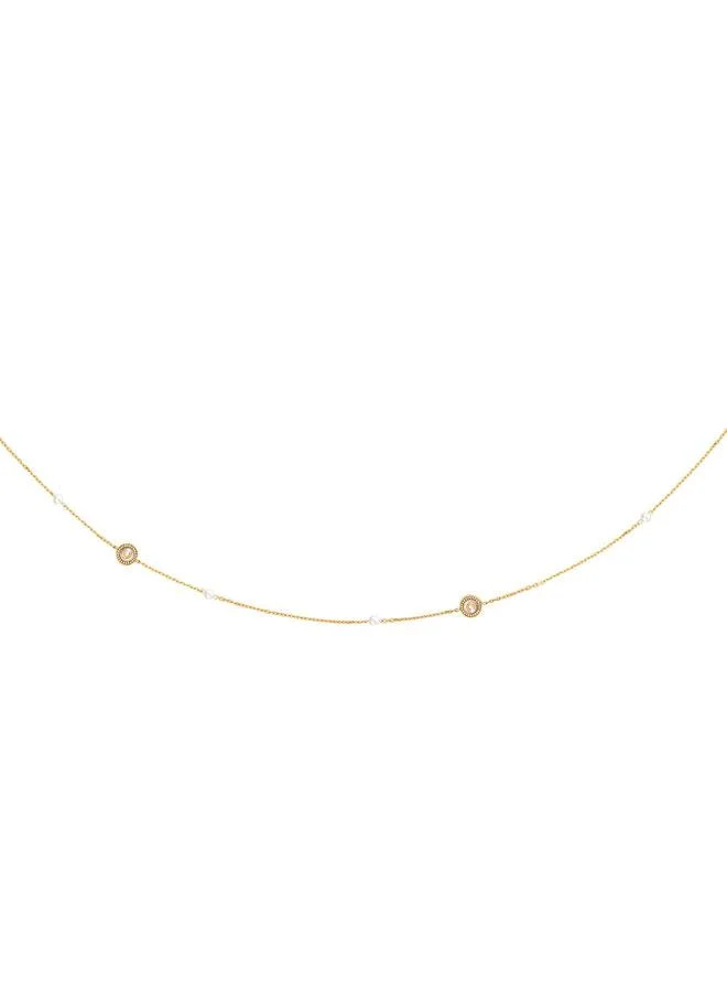 CERRUTI 1881 Raffaella Gold Plated Stainless Steel Necklace for Women 700mm