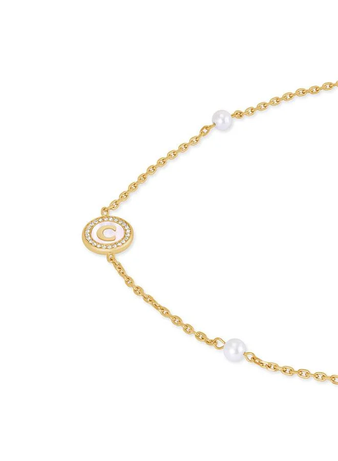 Raffaella Gold Plated Stainless Steel Necklace for Women 700mm