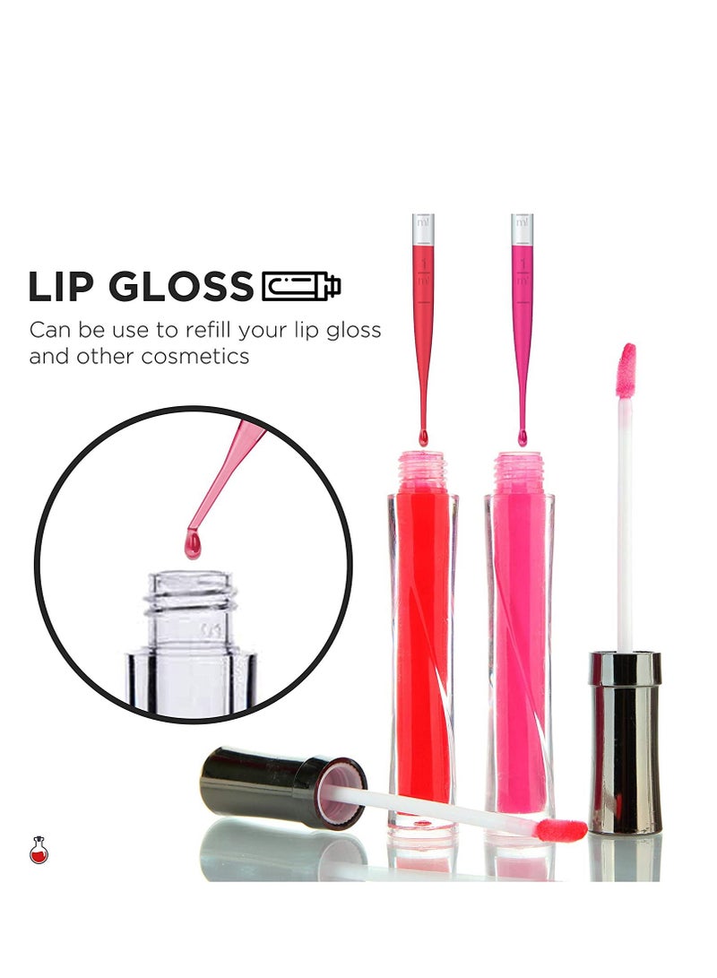 Y&D 100pcs Plastic Disposable Transfer Pipettes - 3ml Calibrated Graduated Eye Dropper Suitable for Lip Gloss Essential Oils Science Laboratory Experiment - Image 5