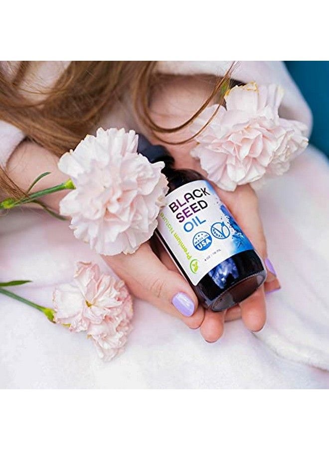 Premium Nature - زيت حبة البركة لنمو الشعر والعناية به زيت حبة البركة البكر غير المكرر المعصور على البارد زيت حبة البركة زيت حبة البركة للبشرة والشعر 4 أونصة - Image 1