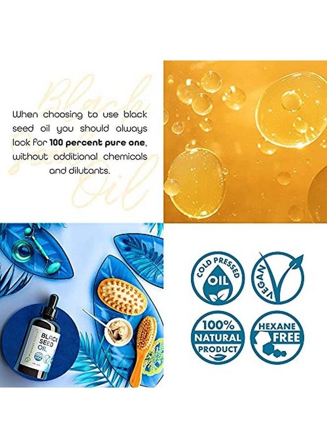 Premium Nature - زيت حبة البركة لنمو الشعر والعناية به زيت حبة البركة البكر غير المكرر المعصور على البارد زيت حبة البركة زيت حبة البركة للبشرة والشعر 4 أونصة - Image 1