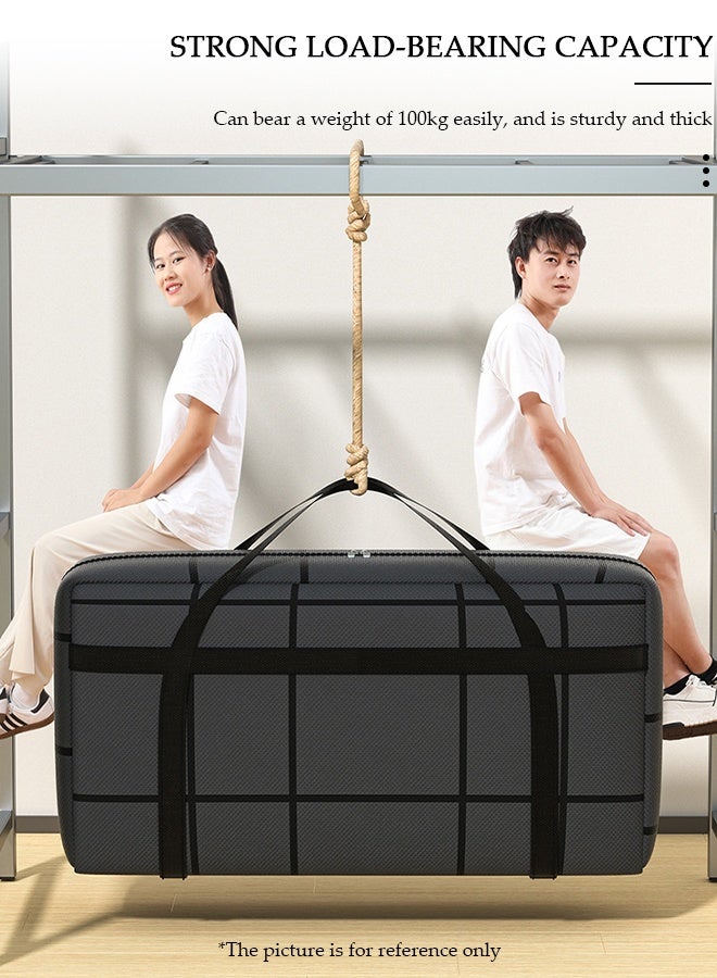 DUNISO Extra Large Moving Bags,Heavy Duty Moving Totes with Two-Way Zippers Thicken Handles,Large Capacity Packing Totes,Water-Resistant Duffle Bag for Travel College Dorm - Image 4