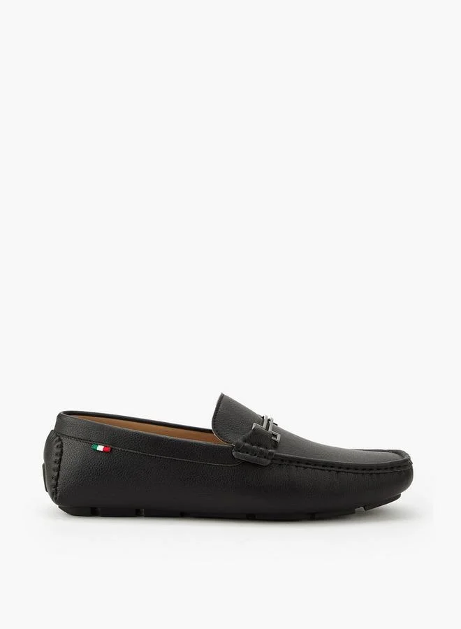 Renzo Ruganni BLACK Men Slip-On Loafers for Men | Best Price UAE