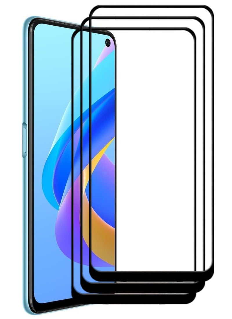ACLIX 3 Pieces Antistatic ESD Dustproof Premium Quality High Definition Tempered Glass Screen Protector Designed For Oppo A76 - Image 1