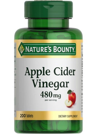 Apple Cider Vinegar 480mg Pills, Vegetarian Supplement Plant Based, 200 Tablets - pzsku/Z3C000D0C54BE3F021BE0Z/45/1743386428/f4713f04-be7e-4608-b256-c851183eb54d