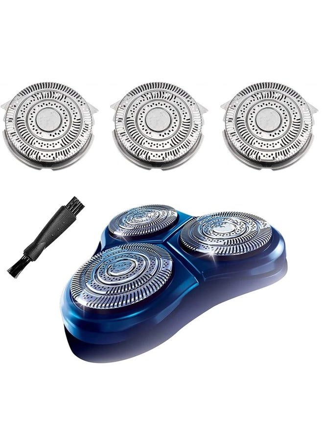 Suleto HQ9 Replacement Head Blades Compatible with Philips Shaver Heads Razor HQ9 Speedxl, Upgraded HQ9 Shaving Replacement Heads for Series 8140XL 8150XL 8160XL 8170XL HQ9070 HQ9080 HQ8240/8260 PT920 - Image 1