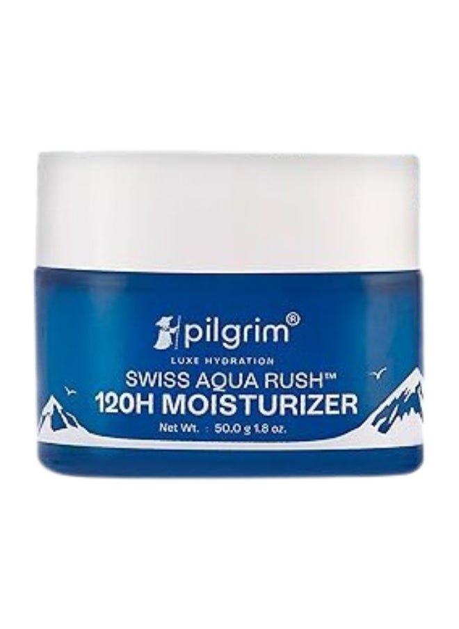 PILGRIM Swiss Aqua RushA 120H Moisturizer for face 50 Grams  - Image 1