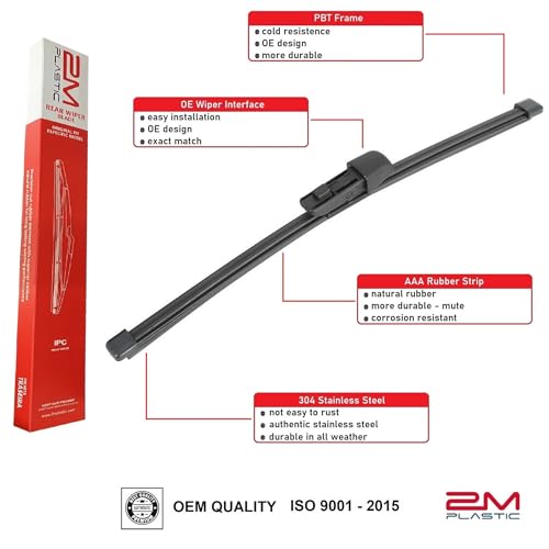 2M PLASTIC Rear Wiper Blade Factory OEM Style Replacement For VW Tiguan 2018-2024 5NN-955-427-03C - Image 3
