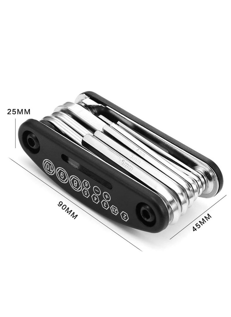 Oasisgalore 16 in 1 Bike Multitool, Portable Multi-Functional Road Bike Tools for Bicycle Mountain Bike and Road Bike  - Image 3
