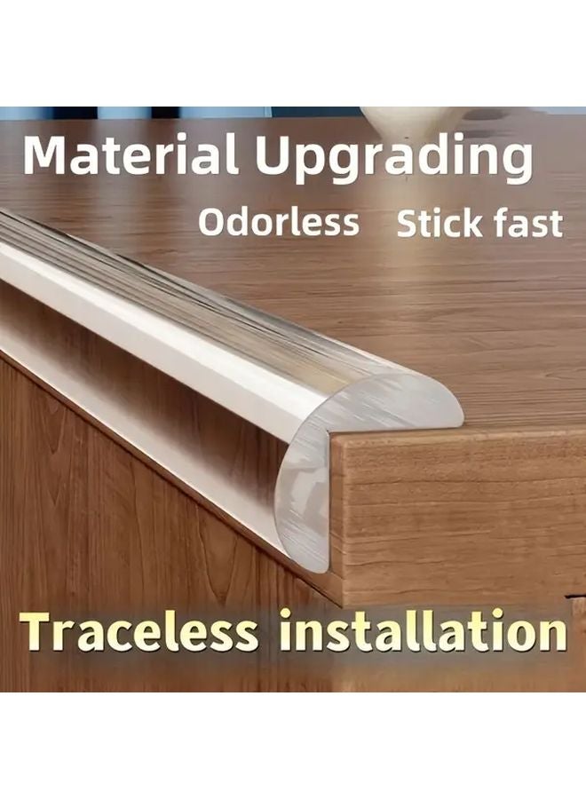 393.7 Inch Transparent Adhesive Corner Protectors Cut to Size Furniture Edge Protection - Image 3