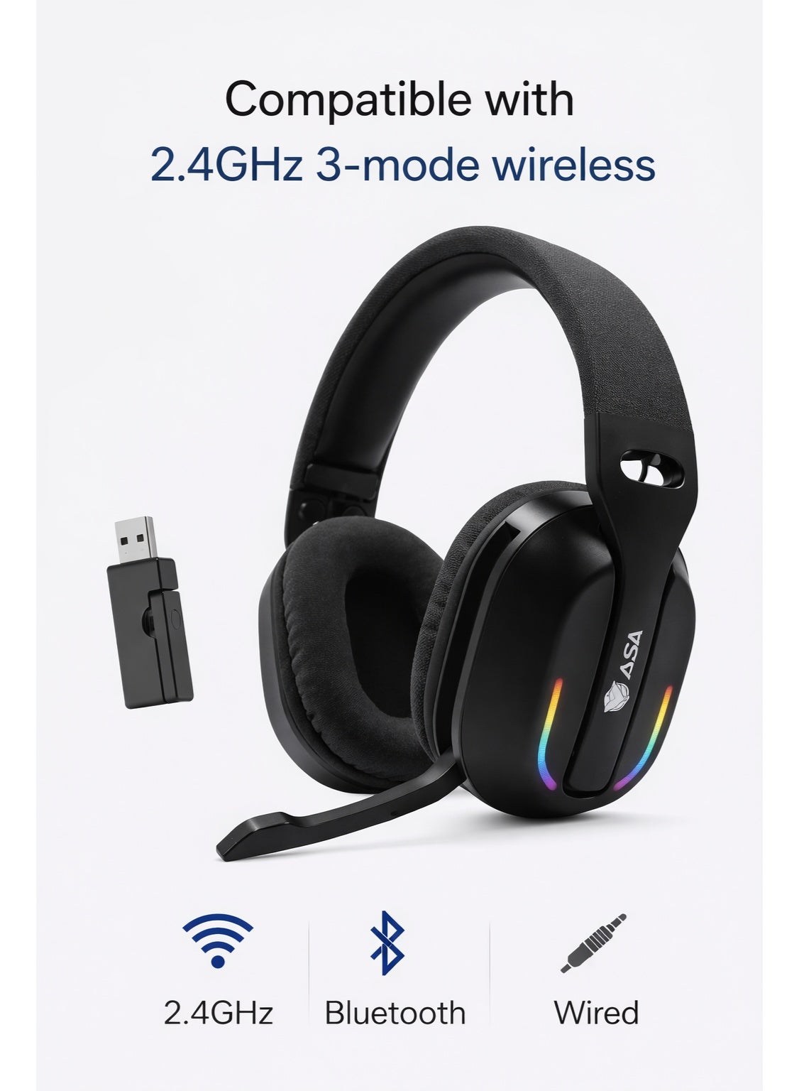 asa Asa Rant 2 4ghz Wireless Gaming Headset Console Software: PlayStation 4 (PS4) | Connection Type: Wireless