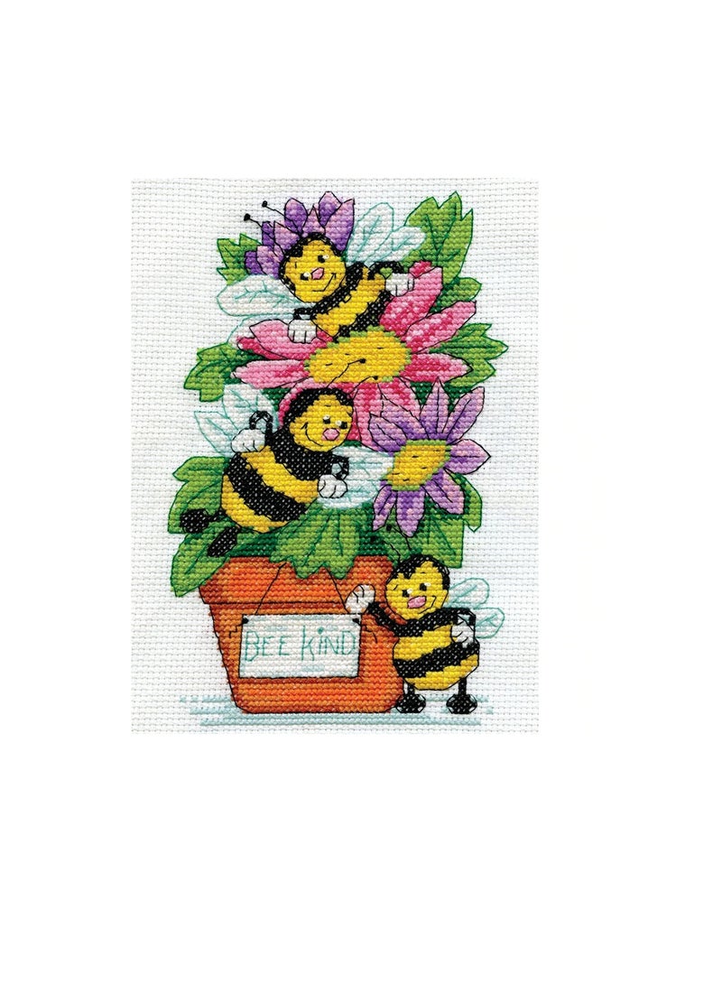 Craft Counted Cross Stitch Bee Kind - Image 3