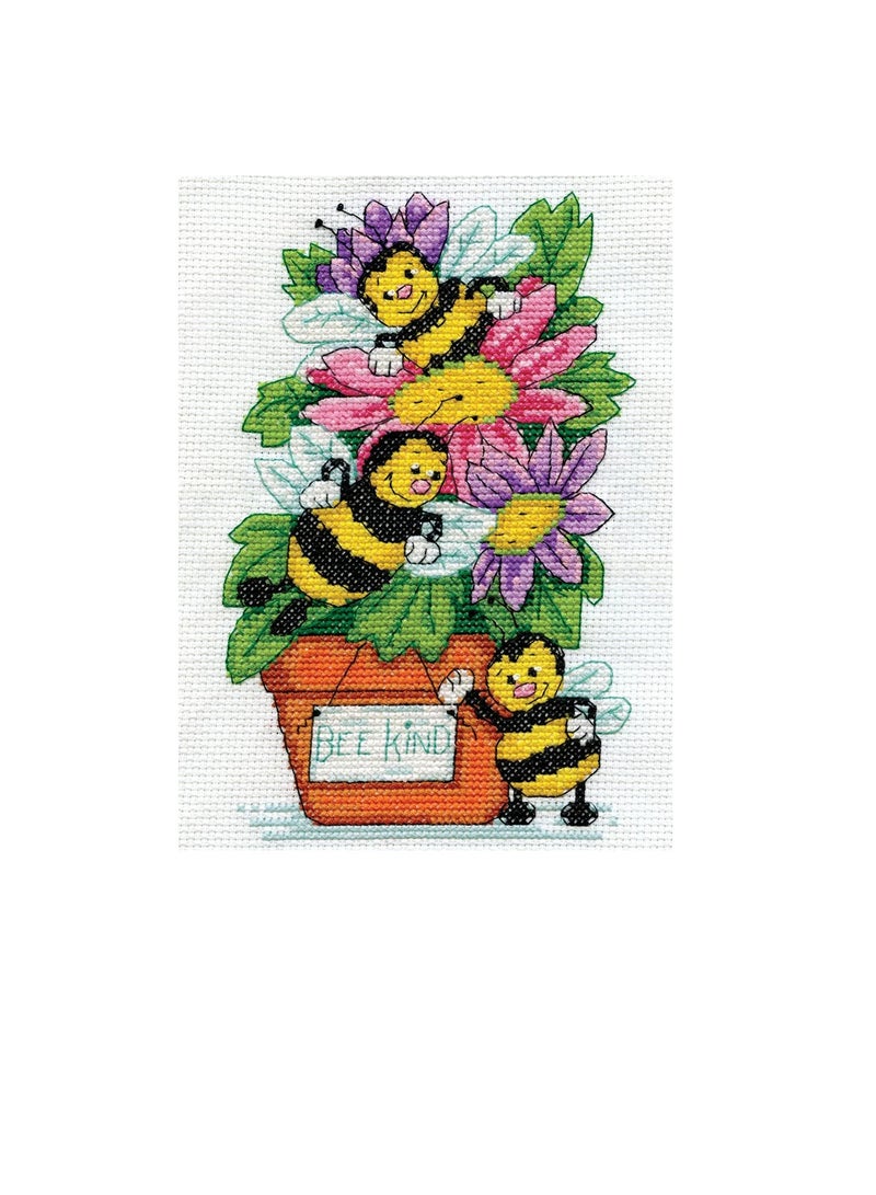 Craft Counted Cross Stitch Bee Kind - Image 2