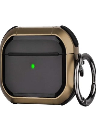 حافظة ELMO3EZZ Airpods 3، غطاء حماية وملحقات AirPod 3 من الدرجة العسكرية Vanguard Armor، متوافقة مع حقيبة شحن Apple Airpods 3 للرجال والنساء والفتيات (بني) - pzsku/Z3C00531B35EE2B75B351Z/45/_/1708003179/148988f2-dde7-4d4f-ba4f-d830b5db77b4
