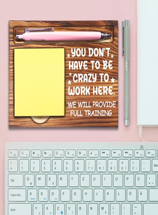 FOKCBOCM Humor Office Work Gift for Secretary Coworker, Office Gag Gifts for Workplace Banter and Lighthearted Moments, Funny Office Gifts for Coworkers Work Friend Self-Stick Note Pad Holders-DW60 - Image 3