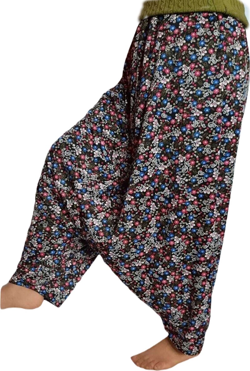 KG Tekstil Local Patterned Women's Shalwar Jersey with Crotch Below - Image 1