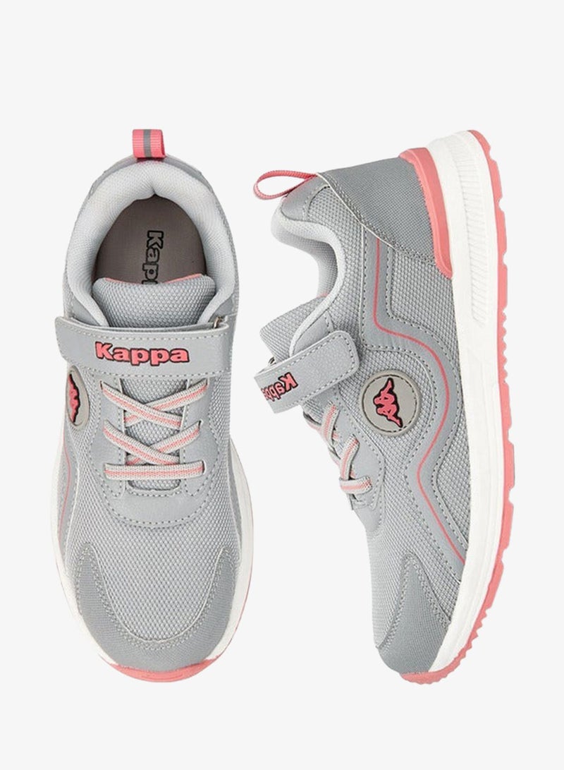 Kappa Girls' Panelled Sports Shoes with Hook and Loop Closure - Image 5