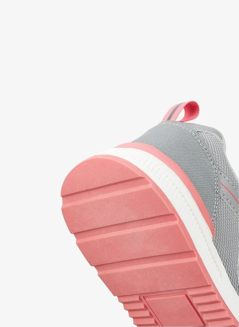 Kappa GREY Girls Panelled Hook & Loop School Walking Shoes for Women | Best Price UAE