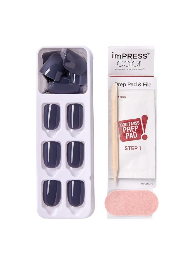 KISS imPRESS Color Press-on Manicure KIMC018C Graytitude 30 color nails - Image 3