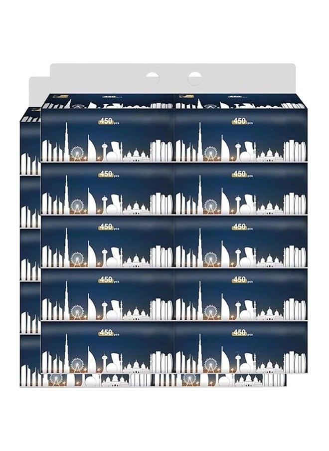 keke Pack of 20 Premium Quality New Technology Facial Tissue 100% Raw Wood Pulp 90 Sheet X 5 Ply  - Image 1